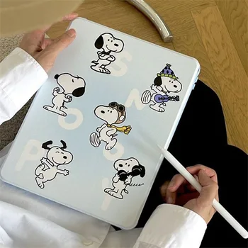 Cartoon Snoopy 360° Pööramiseks Konsool Koos Pliiatsi Pesa IPad Õhk 3 10.5 Mini 6 Õhu 4 10.9 Protective Case IPad Pro 11 Tolline Kate