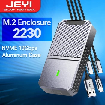 JEYI 2230 NVMe SSD Ruum, PCIe USB3.2 10Gbps Alumiinium M. 2 Case Kaasaskantavad Välised Solid State Ketas Box Toetab UASP SISEKUJUNDUS