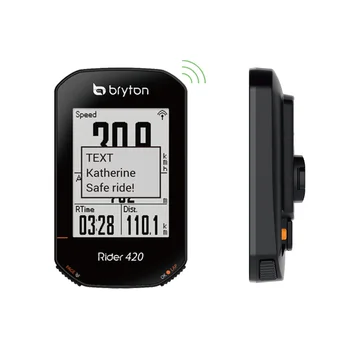 Bryton 420T GPS Bike arvuti Sünkroonimise Mobile app Auto Backlight traadita jalgratta odomeetri Näit ANT+ kiirus ja HRM Komplekt