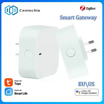 Tuya Seina Pistik Smart Gateway Zigbee Otsene Plug Kogu Maja Kodu Süsteemi juhtimine Kaugjuhtimispult Smart Elu APP Alexa Kodu