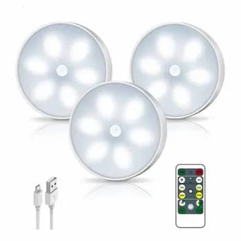 LED USB-Motion Sensor Valguse Nightlights Laetav Lamp Köök, Magamistuba, Trepi Kapp Koridoris Kapp Garderoob Öö Valguses