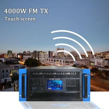 Puutetundlik 4000W 4KW FM-Ringhäälingu Saatja