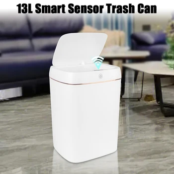 13L Wastebasket Touchless Prügikastidesse Intelligentne Prügi Prügikasti Elektri-Veekindel-Automaatne Dustbin Smart Sensor Prügikasti