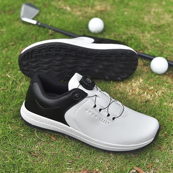 Uus Golf Kingad Spikeless Mehed Professional Golf Tossud Kerge Jalutuskäigu Footwears Meeste Tossud