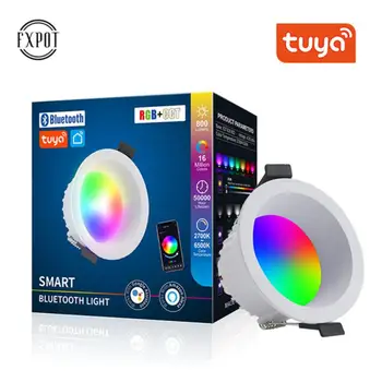 Tuya Intelligentne Kõrge Heledus Toru Tuled RGB+CCT 5CH 10W/15W AC 110V-220V Bluetooth APP Kontrolli LED Allvalgusti Sorteerimis