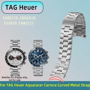 22mm kaardus rihma TAG Heuer Carrera metallist rihm Aquaracer 300 kõrge kvaliteediga ja täpsusega terasest kella rihm metallist rihm käevõru