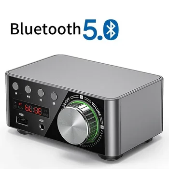 HIFI 5.0 Bluetooth Võimendi Juhatuse 50WX2 Stereo Digital Power Audio AMP Amplificador kodukino USB-TF Kaart Mängija