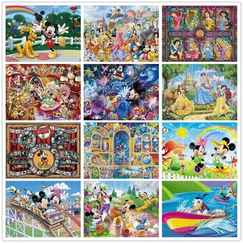 Miki Hiir Pusled Mõistatusi 300/500 Tükki Puzzle Mäng Disney Princess Kokkupanek Mänguasjad, Mõistatusi Pere Mänge Harivad Mänguasjad