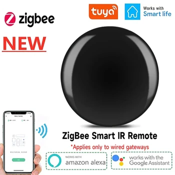 Tuya Zigbee IR Smart Kaugjuhtimispult kliimaseadme TV Smart Home Universaalne Infrapuna pult Alexa Google Kodu