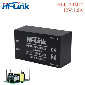 2tk/lot HLK-20M12 220v teha 12V 20W 1.6 AC DC Converter Mini Switch isoleeritud astuma toide moodul OEM/ODM CE FCC 20M12