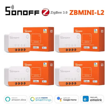 SONOFF ZigBee ZB MINI-L2 DIY Smart Switch Nr Neutraalne Traat Vaja Targa Kodu Automaatika Moodul Alice Alexa Google Kodu