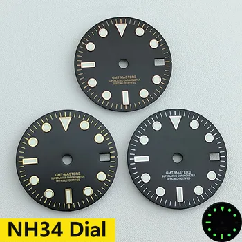 NH34 dial GMT dial Vaadata dial S dial roheline helendav ketas Sobib NH34 liikumise vaadata tarvikud Vaata remondi tööriist