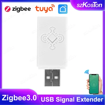 Tuya ZigBee3.0 Repeater Võimendi USB Signaali Extender Smart Home Seadme Laiendada Smart Elu APP Kontrolli Tuya ZigBee Rummu Vaja