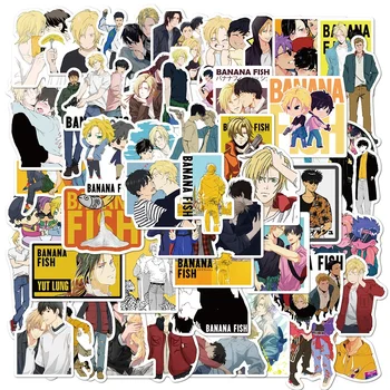 10/30/50TK Jaapani Anime Värisemine Tapmise Masin BANAAN KALA Graffiti Pagasi Sülearvuti Veekindel Kleebis Hulgimüük