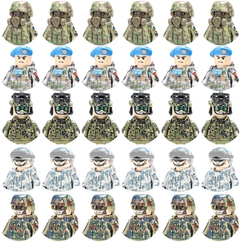 Armee Ehitusplokid Mänguasjad Erijõudude Sõdurid Politseinik Mini Sõjalise Tegevuse Arvandmed Tellised Mudel Aksessuaarid Lastele Kingitusi