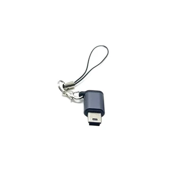 Kaasaskantav Konverter-USB-C Mini USB Konverteerimise Adapter koos Anti-kadunud Kett või Köis Andmete Edastamise Pesa Adapter, T3EB