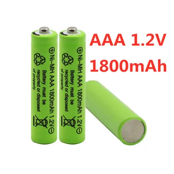 2022 Uusi 1.2 V AAA 1800 mAh 1.2 V bateray recargable de Calidad Ni-MH, 1,2 V bateray recargable 3A Baterias
