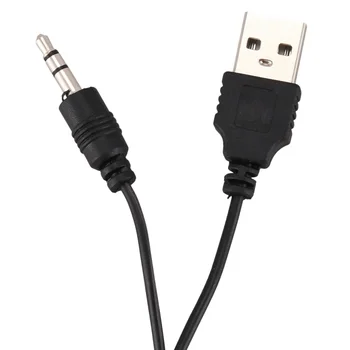 USB 2.0 Mini Mees 3,5 mm Pistik Audio Kaabel 45cm 4 Tk