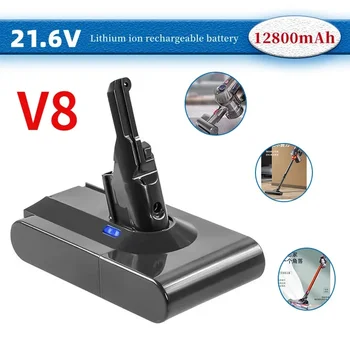 100%Originaal 21.6 V 12800mAh Asendamine Aku V8 Absoluutne Handheld Vacuum Cleaner-Seeria SV10 Laetav Aku