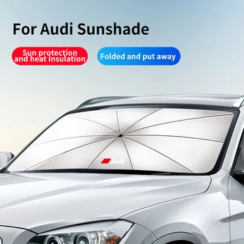 Auto Tuuleklaasi Päikesevarju Auto Akna Ees Uv-Shield Kokkuklapitavad Päikesevarju Audi A1 A3 A4 A5 A6 A7 A8 Q2 Q3 Q5 Q7 Q8 Quattro S7 S8 S