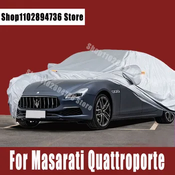 Eest Masarati Quattroporte Auto Hõlmab Väljas Päikese uv-kaitse Tolmu, Vihma-Lume Kaitsva Auto Kaitsev kate