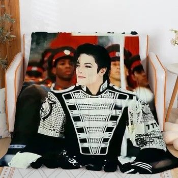 Kemeja Diivan Tekid Talvel Michael Jackson-King Size Soe Põlve Voodi Fliis Telkimine Kohev Pehme Tekid Microfiber Voodipesu