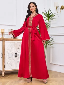 Kauhtana Kleidid Maroko Araabia Moslemite Eid Kleit Poole Abaya Naiste Abayas Dubai Seal Kaftan Ramadan Vestidos Jalabiya Elegantne Vestidos