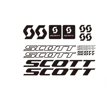 16 Tükki Scott Bike Kleebised Auto Kaunistamiseks Tarvikud Kleebised Kleebise Isiksus, Kata Kriimustusi Välimised Osad Armas, PVC
