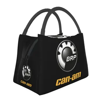 ATV BRP Can-Am Logo Isoleeritud Lunch Kotid Naistele Resuable Termilise Külmik Lõunasöök Tassima Töö Piknik