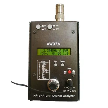 AW07A 1.5-490MHZ Antenni Analüsaator HF+UV Spektri Analüsaatorid HF/VHF/UHF Multiband Antenni SWR Meter Tester 160M Meetme Vahendid