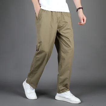 MRMT 2023 Brändi Meeste Pluss Suurus Püksid Vabaaja Püksid Meeste Pestud Tunked keskealiste Vabaaja Püksid Trawers Püksid meestele