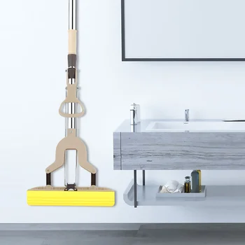 28CM PVA Sponge Mop Kokkupandav Swabber Kaasaskantav Põranda Puhastamine Mop Kodu