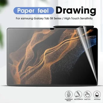 Raamatu Tunda Film Samsung Galaxy Tab S7 FE S8 S9 Plus 11 12.4 T730 T970 X800 T870 X810 Nagu Kirjutamine Paberile Ekraani Kaitsekile