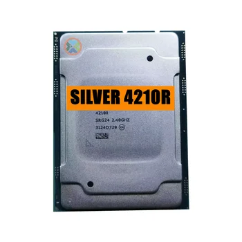 Xeon HÕBE 4210R 2.4 GHz 13.75 M Vahemälu 10-Südamikud 20-Lõng 100W LGA3647 CPU Protsessor Silver4210R
