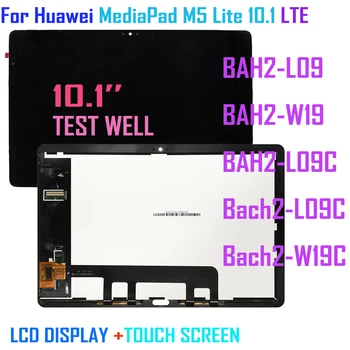 UUS Huawei MediaPad M5 Lite 10.1 LTE 10 BAH2-L09 BAH2-W19 BAH2-L09C Bach2-L09C Bach2-W19C LCD Ekraan Puutetundlik Assamblee