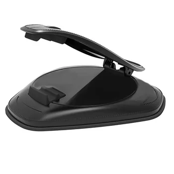 Must Armatuurlaua Auto Telefoni Hoidik, Universaalne mobiiltelefoni Mount Bracket ABS Super Äraveo eest Armatuurlaud Navigatsioonisüsteemid Taga Seista