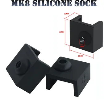 3D-Printer MK7 MK8 MK9 Silikoon Sokk Soojendus Plokk, Kaas 3d pinter Ender 3/3 Pro/3 V2, Ender 5/5 Plus/5 Pro, CR10-Seeria